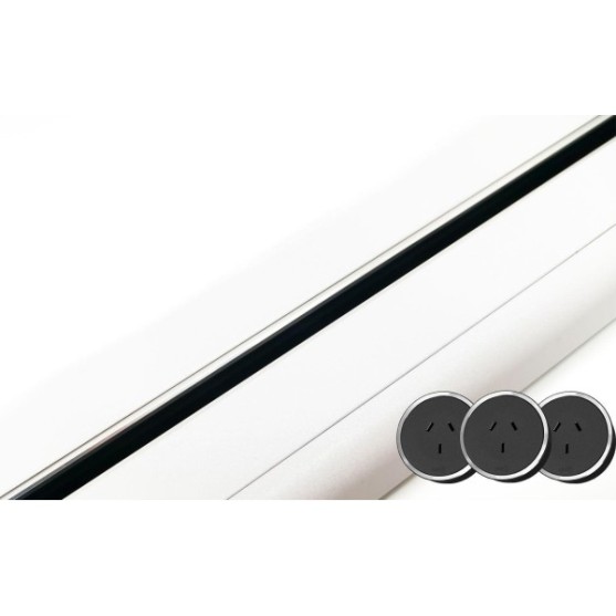 Line8 Power Track Matte Ivory White