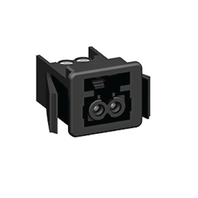 2 Pole Female Panel Mount Connector