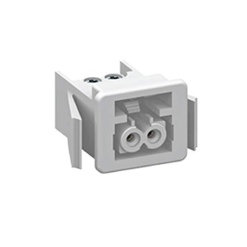 2 Pole Female Panel Mount Connector