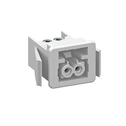 2 Pole Female Panel Mount Connector