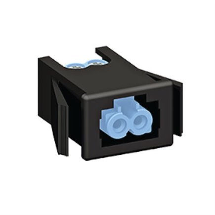 2 Pole Female Panel Mount Connector