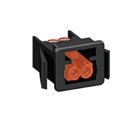 2 Pole Female Panel Mount Connector