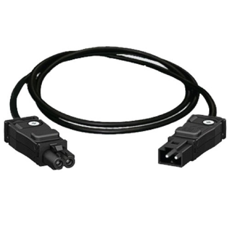 2 Pole Interconnecting lead Black