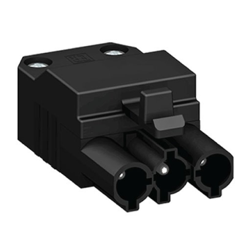 Male 3 Pole Re-wireable Connectors Set