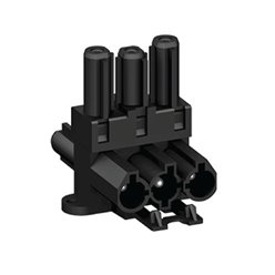 3 Pole Tee 1in to 2 out