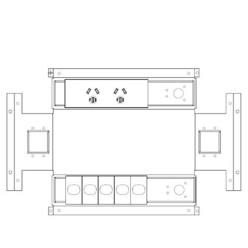 Cardinal Floor Outlet Box 4 power 5 Data