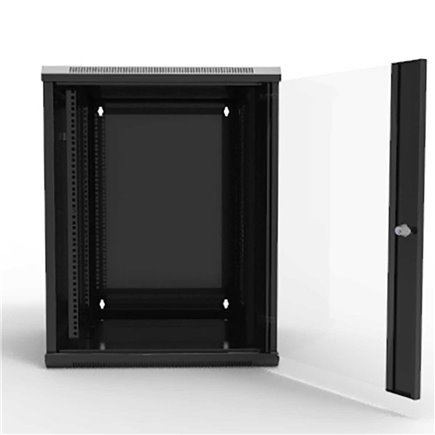 9RU Swing Frame Wall Mounted Data Cabinet 600mm x 550mm