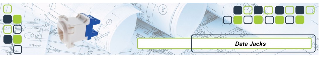 Data Jack's Cat 5, Cat 6 and Cat 6A