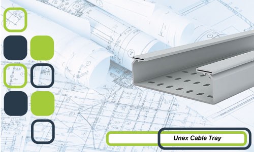 Unex PVC Cable Tray 66