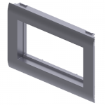 Adapters for Modular double switches and socket outlets