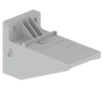 Insulating horizontal supports