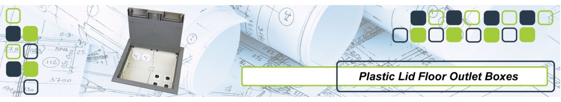 Plastic Lid Floor Outlet Boxes