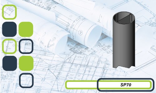 SP70 SERIES ROUND SERVICE COLUMN