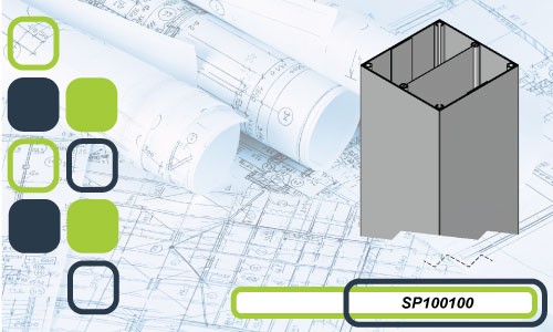 SP100100 SERIES SERVICE COLUMNS