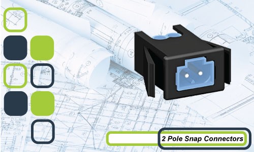 2 Pole Soft Wiring Snap Connectors