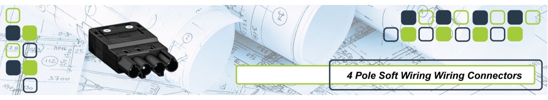 4 Pole Soft Wiring Connectors ( Screwed Terminal)