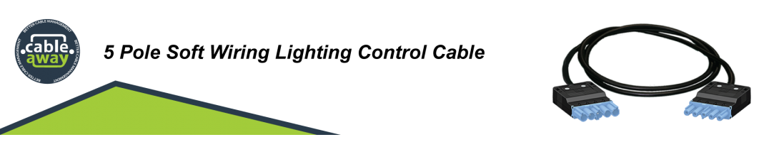 5 Pole Soft Wiring Lighting Control Cable