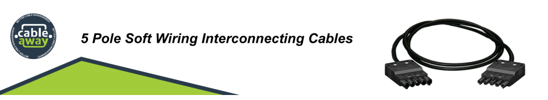 5 Pole Soft Wiring Interconnecting Cables