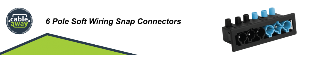 6 Pole Soft Wiring Snap Connectors